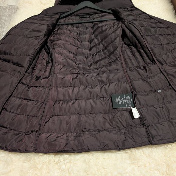 32 Degrees Heat Hooded Puffer Jacket | Acai Berry, Size Small, Lightweight - Picture 7 of 12